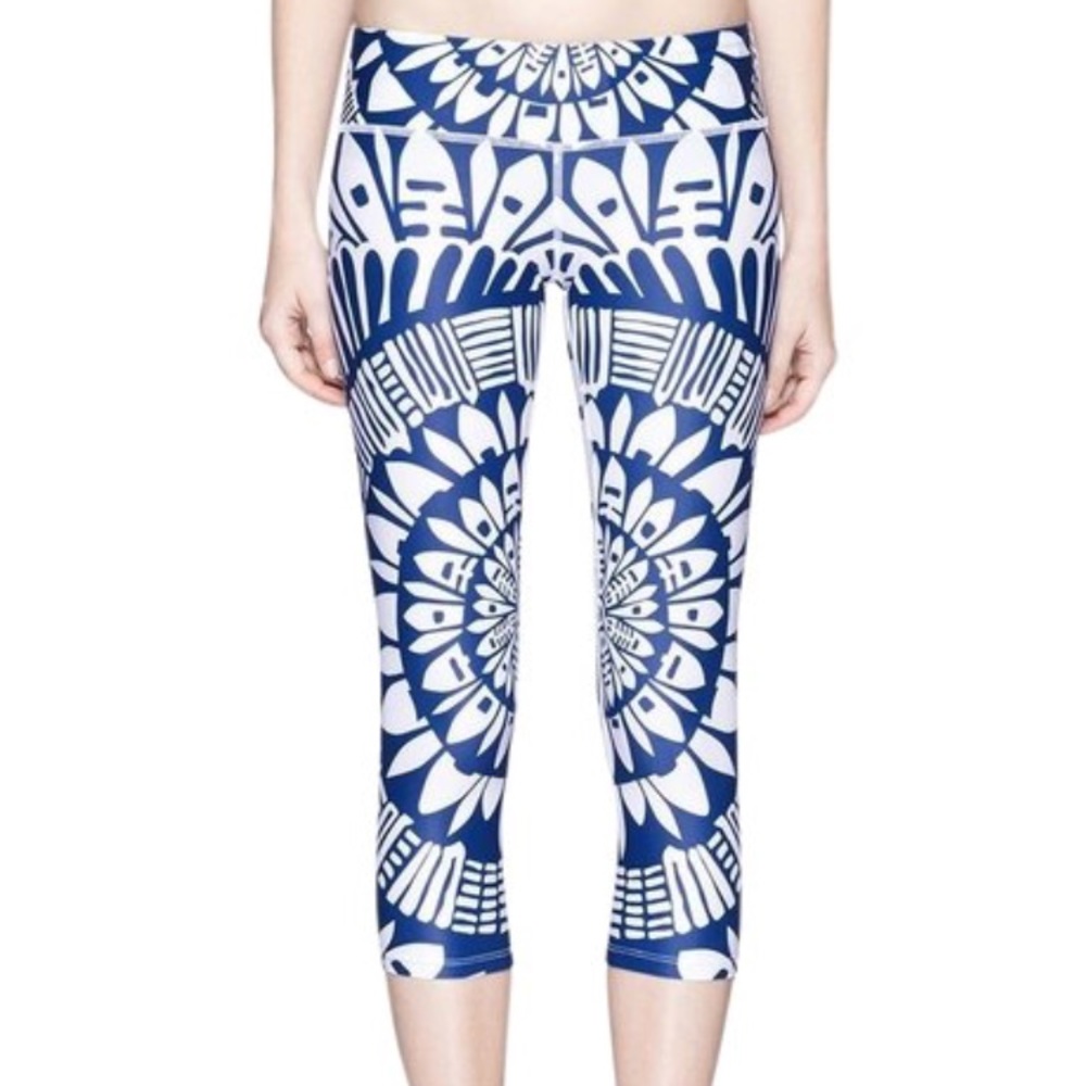 Mara Hoffman Peacefield Blue/White Crop size XS